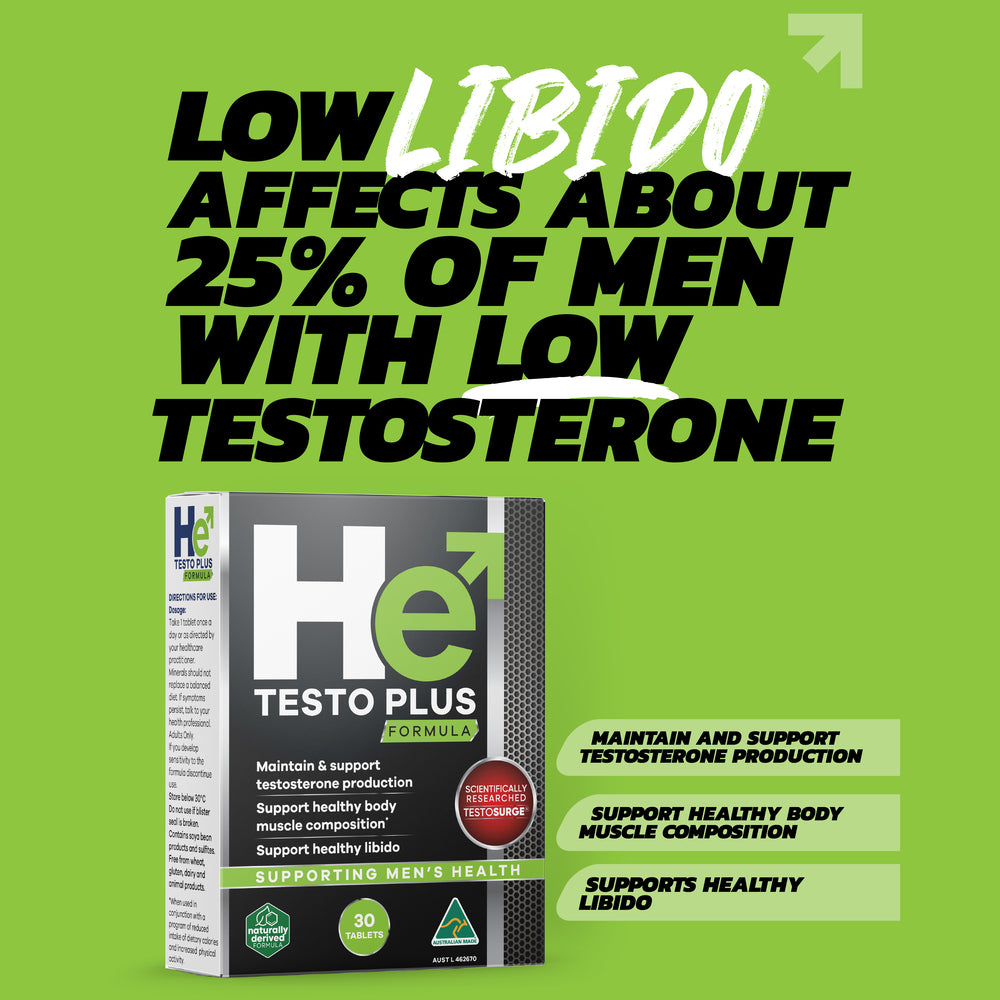 He Testo Plus Formula - 30 Tablets