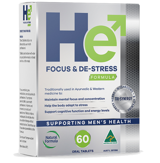 He Focus & De-Stress Formula – 60 Tablets