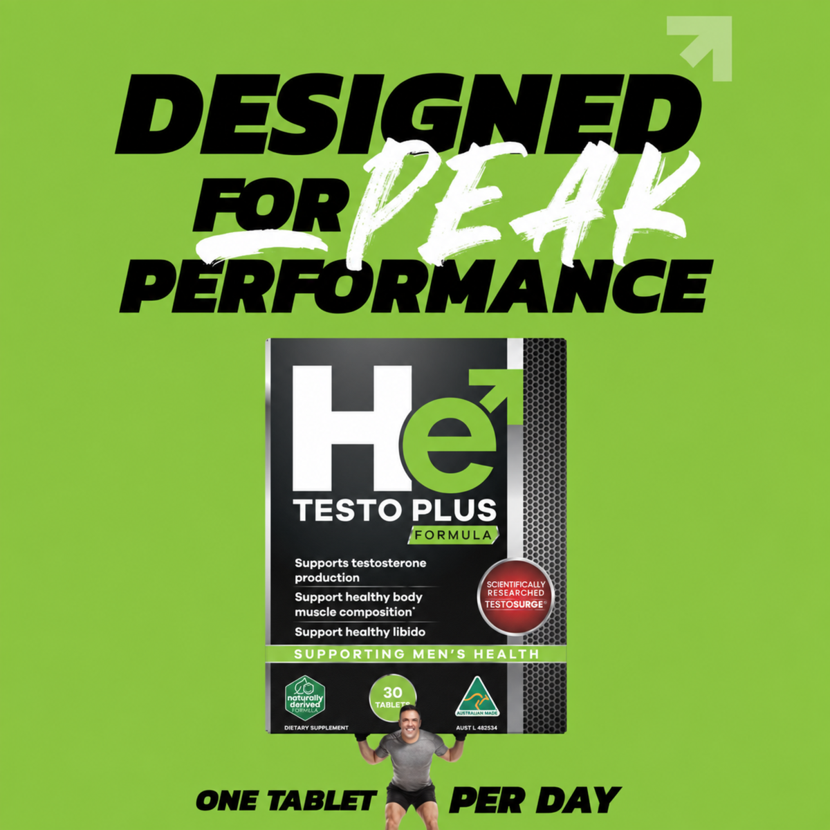 He Testo Plus Formula - 30 Tablets